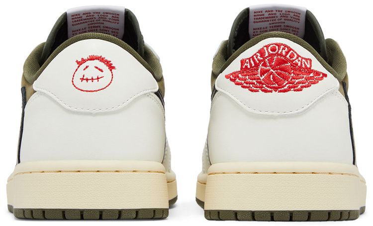 Travis Scott x Air Jordan 1 Retro Low OG SP 'Reverse Olive / Medium Olive' - 图片 6