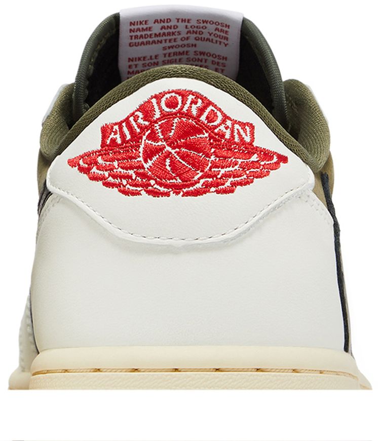 Travis Scott x Air Jordan 1 Retro Low OG SP 'Reverse Olive / Medium Olive' - 图片 7