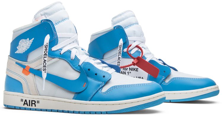 Off-White x Air Jordan 1 Retro High OG 'UNC' - 图片 8
