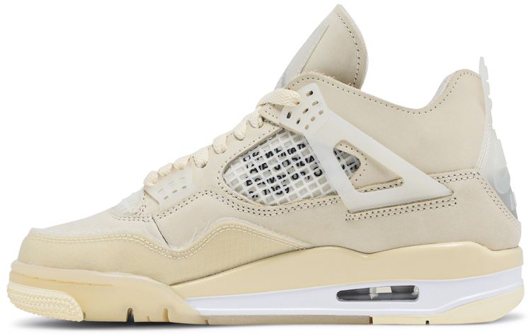 Off-White x Wmns Air Jordan 4 Retro SP 'Sail' - 图片 3