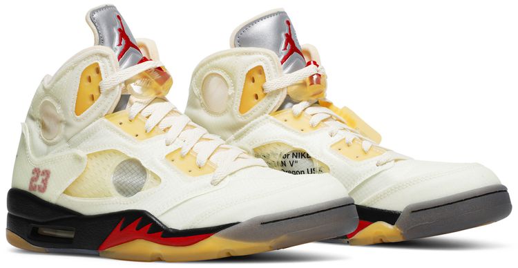 -Buy Off-White x Air Jordan 5 SP 'Sail' - DH8565 100 | GOAT - 图片 8