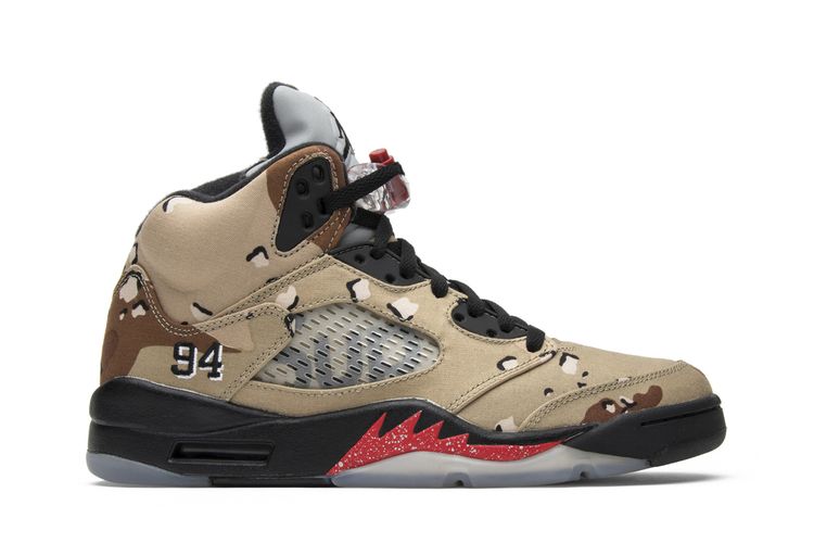 Buy Supreme x Air Jordan 5 Retro 'Desert Camo' - 824371 201 | GOAT