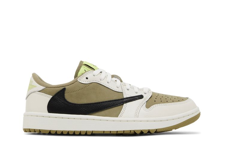 Buy Travis Scott x Air Jordan 1 Low Golf 'Neutral Olive' - FZ3124 200 | GOAT